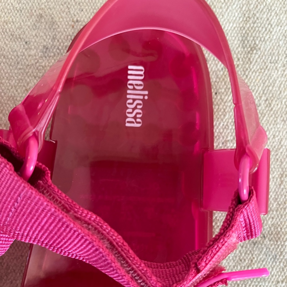 Melissa Woman's Papete Pink Summer Beach Sandals Sz 8 - Picture 6 of 8